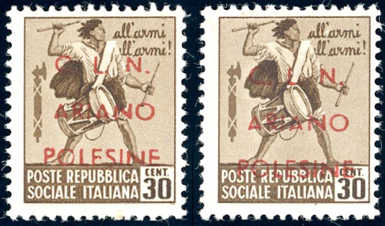 ARIANO POLESINE 1945 - 30 cent. ... 