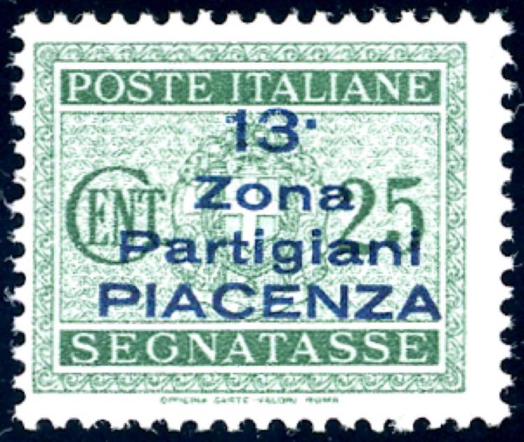 PIACENZA SEGNATASSE 1945 - 25 ... 
