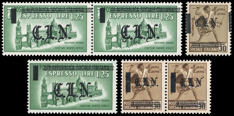 TORINO 1945 - Lotto di sei ... 