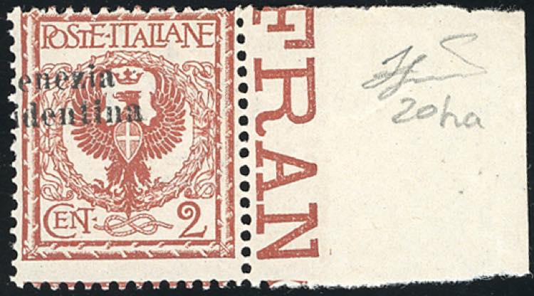 TRENTINO ALTO ADIGE 1918 - 2 cent. ... 