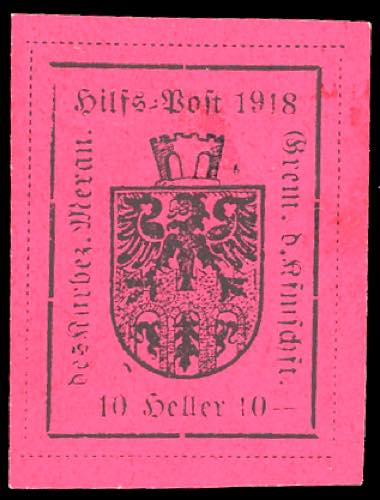 MERANO 1918 - 10 h. carminio ... 