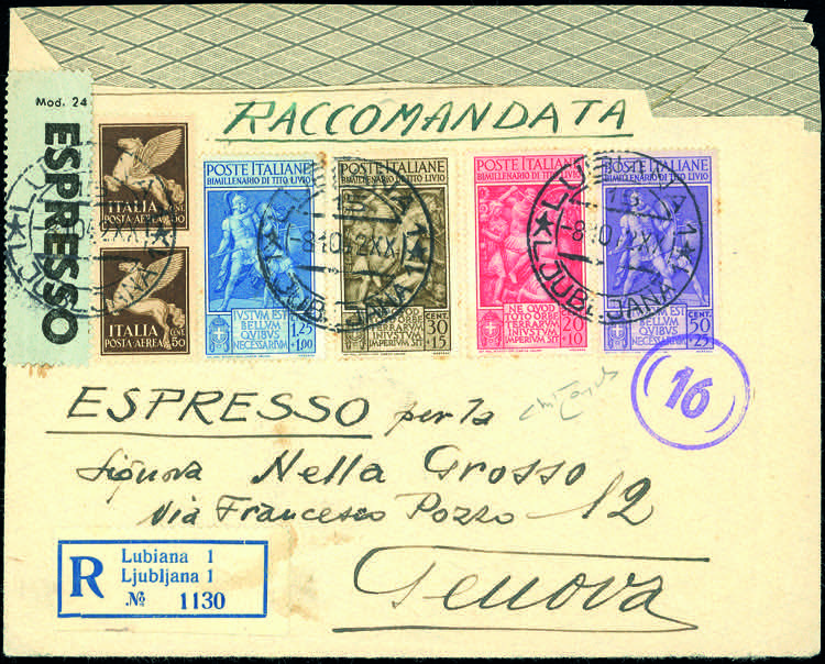 LUBIANA 1942 - Tito Livio, serie ... 