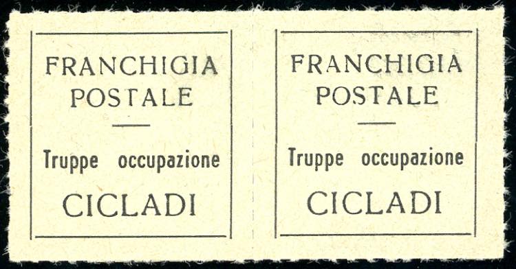 ISOLE CICLADI 1941 - Etichetta di ... 