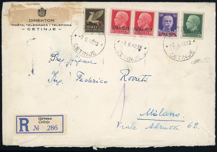 MONTENEGRO 1942 - 25 cent., 50 ... 