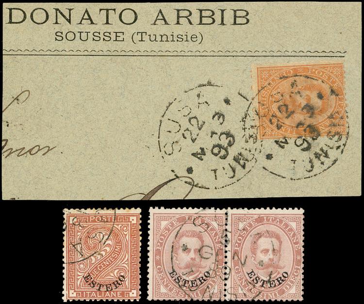 SUSA 1874/81 - Quattro esemplari ... 