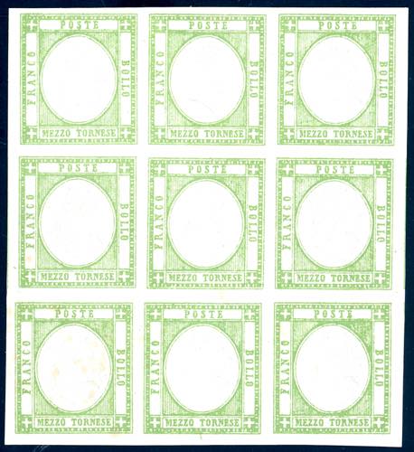 1861 - 1/2 tornese verde (17), ... 