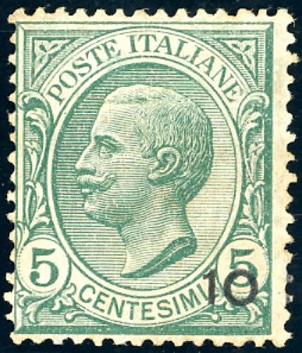 COSTANTINOPOLI 1908 - 10 para su 5 ... 