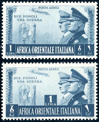 POSTA AEREA 1941 - 1 lira ... 