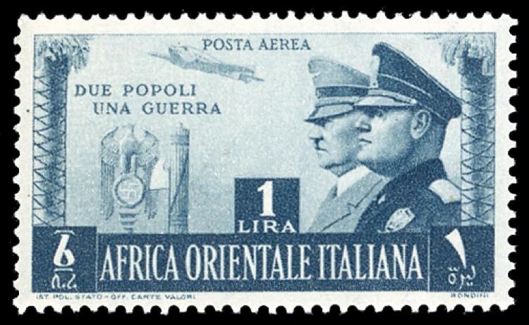 POSTA AEREA 1941 - 1 lira ... 