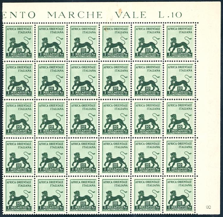 RECAPITO AUTORIZZATO 1942 - 10 ... 