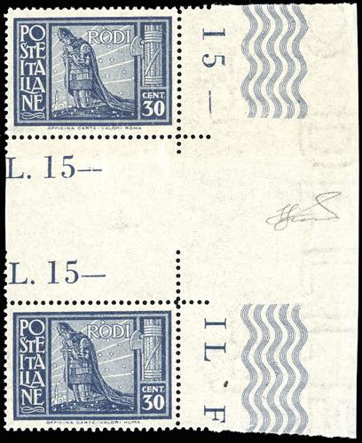 1932 - 30 cent. azzurro scuro ... 
