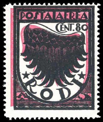 POSTA AEREA 1934 - 80 cent. Ala ... 