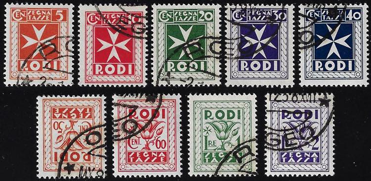 SEGNATASSE 1934 - Serie completa ... 