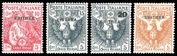 1916 - Croce Rossa, serie completa ... 