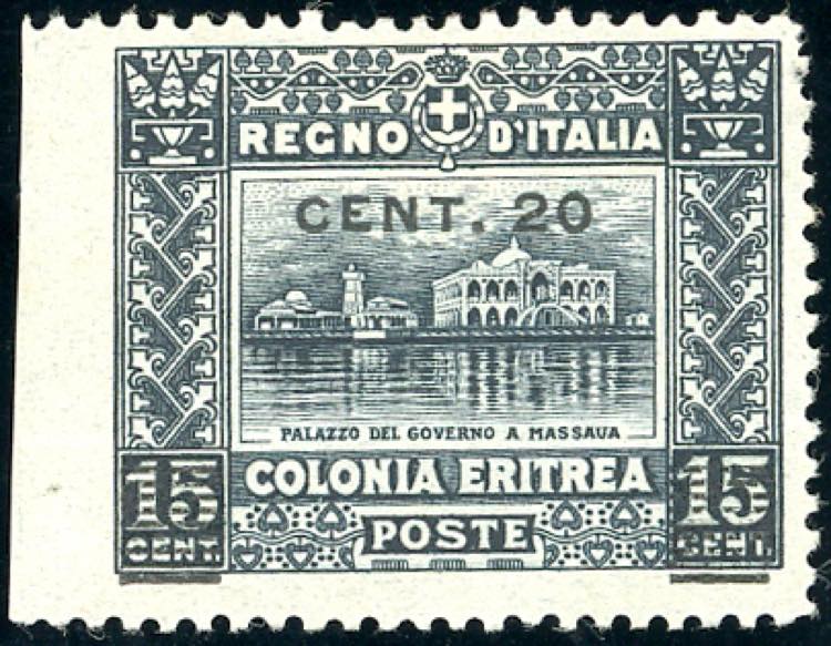 1916 - 20 cent. su 15 cent., non ... 