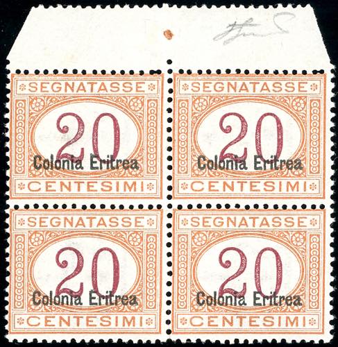 SEGNATASSE 1920 - 20 cent., ... 