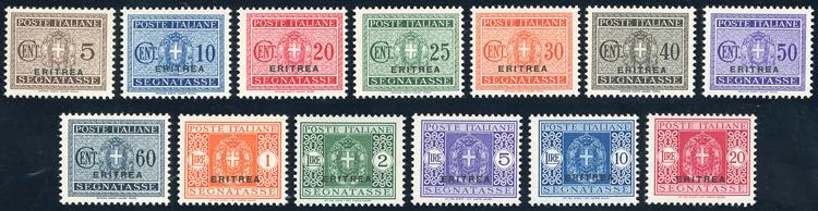 SEGNATASSE 1934 - Soprastampati, ... 