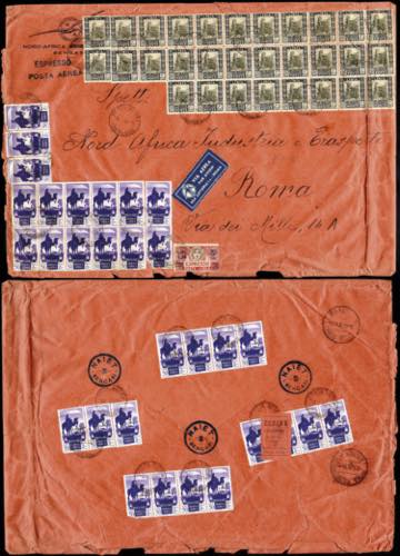 1936 - 50 cent. Pittorica, blocco ... 