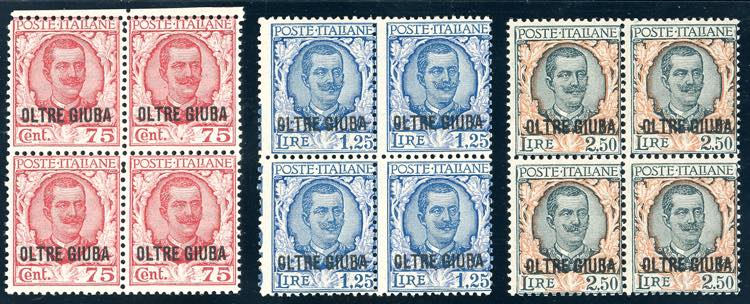 1926 - Soprastampati, serie ... 