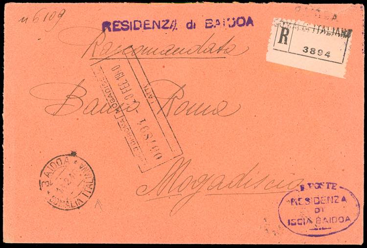 ANNULLAMENTI-ISCIA BAIDOA - Busta ... 