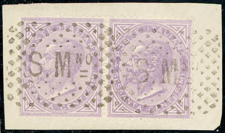 1866 - 60 cent. De La Rue, ... 