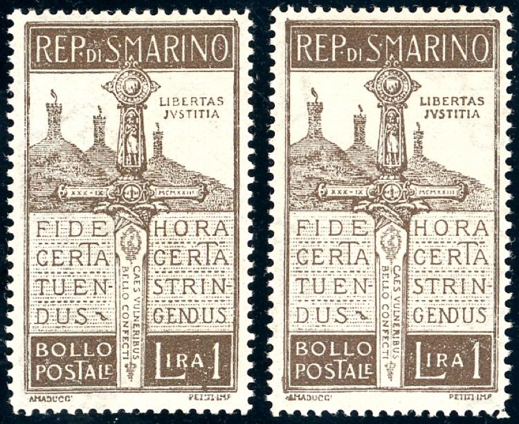 1923 - 1 lira Pro Volontari (97), ... 