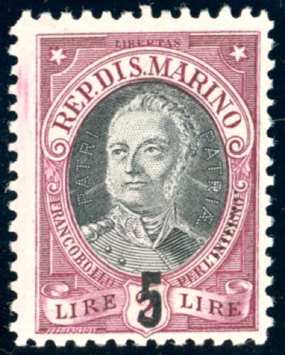 1927 - 5 lire su 2 lire Onofri, ... 