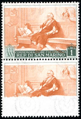 1952 - 1 lira Colombo (372), ... 