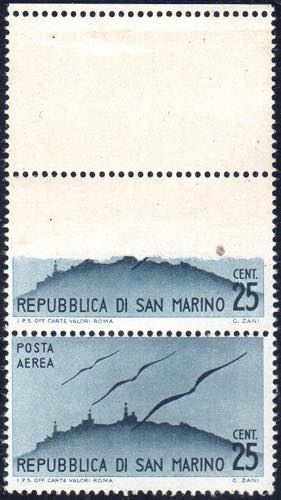 1946 - 25 cent. Vedute, striscia ... 