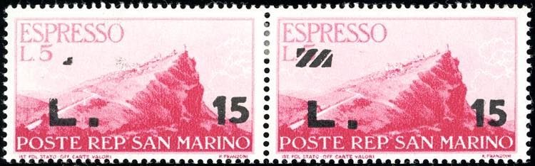 1946 - 30 lire, non dentellato ... 