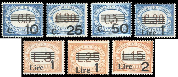 1936/39 - Soprastampati serie ... 