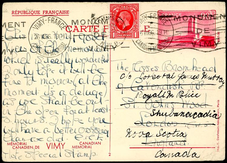 FRANCIA/GRAN BRETAGNA/CANADA 1936 ... 