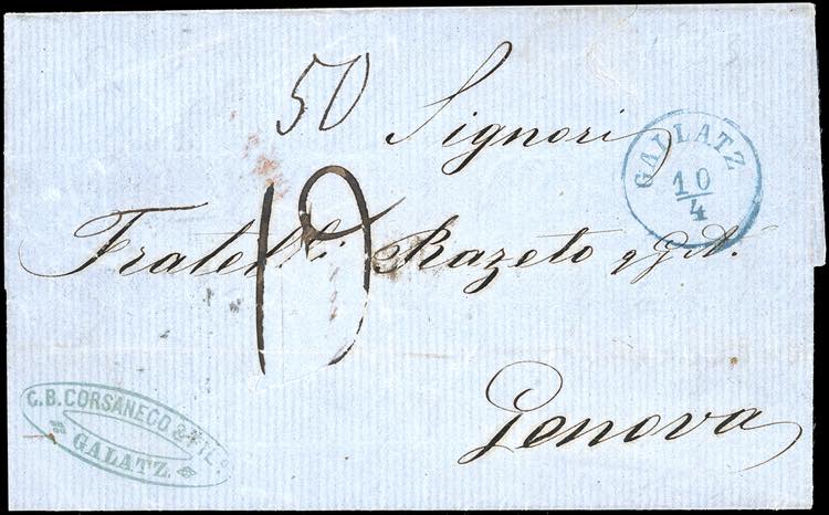 MOLDAVIA 1863 - Lettera non ... 