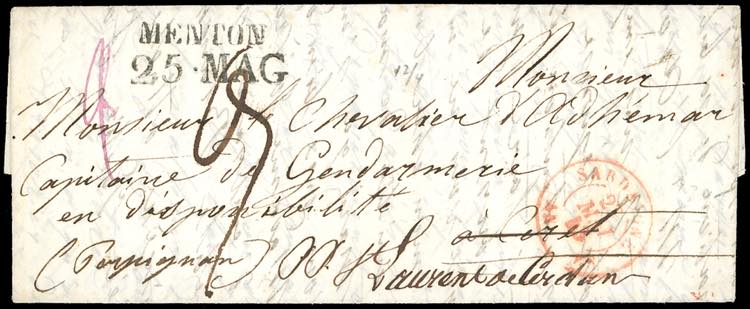 MONACO 1843 - Lettera ... 