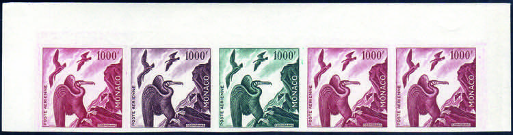 MONACO POSTA AEREA 1955 - 1.000 ... 