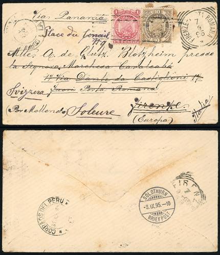 BOLIVIA/ITALIA/SVIZZERA 1895 - ... 