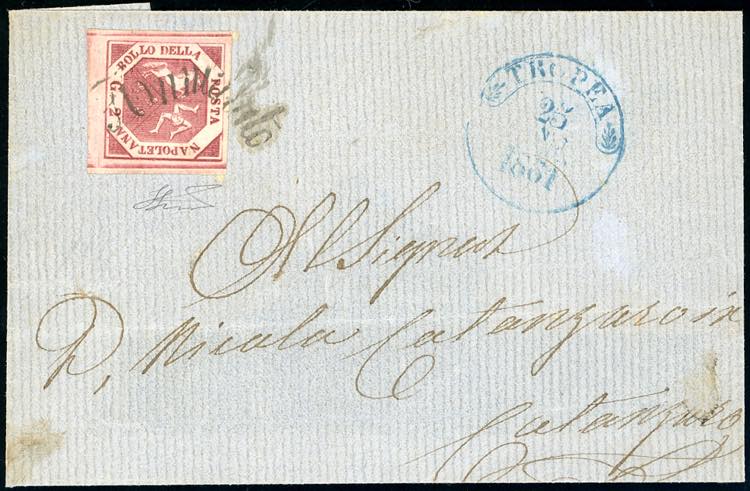 TROPEA, svolazzo + cerchio azzurro ... 