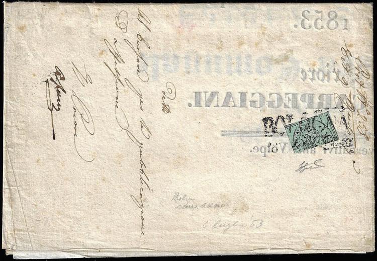 1853 - 1 baj verde grigiastro, ... 