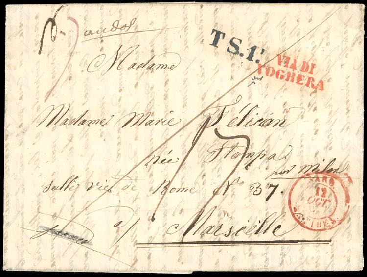 1840 - Lettera prefilatelica da ... 