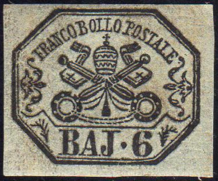 1852 - 6 baj grigio verdastro (7), ... 