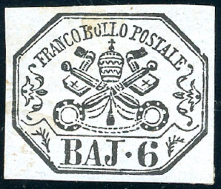 1864 - 6 baj lilla grigio (7A), ... 