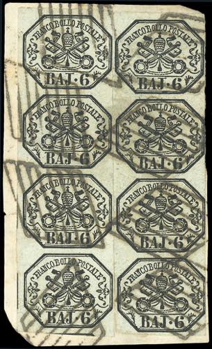 1864 - 6 baj grigio perla (7Aa), ... 