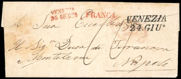 1840/50ca - Lettera da Venezia ... 