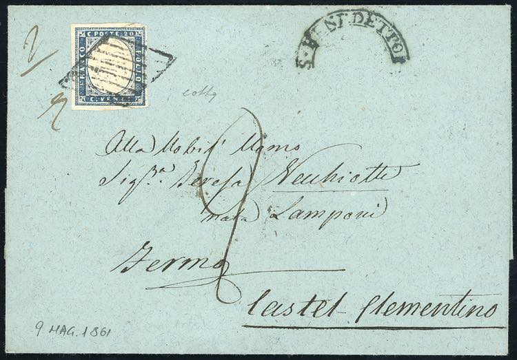 SAN BENEDETTO, cartella curvilenea ... 