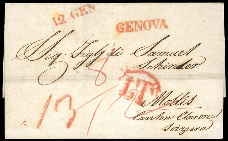 1839 - Lettera prefilatelica da ... 