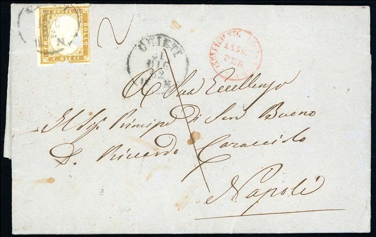 1862 - 10 cent. bistro oliva ... 