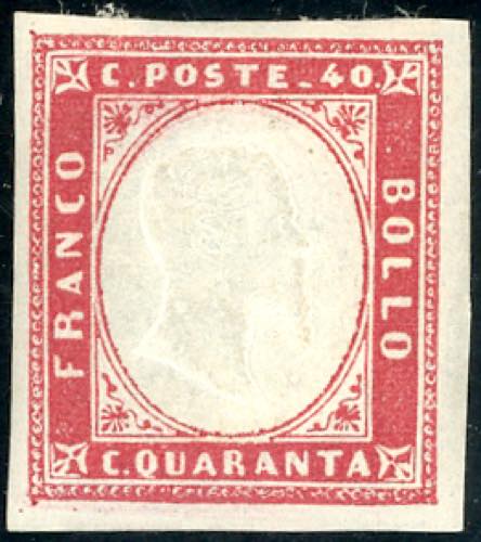 1860 - 40 cent. carminio (16Ca), ... 