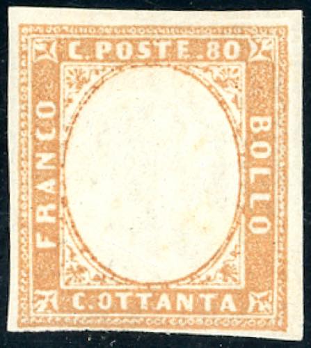 1858 - 80 cent. bistro arancio ... 