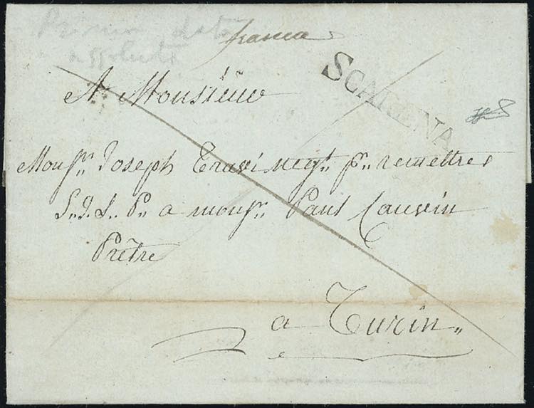 NIZZA-SCARENA, stampatello lineare ... 