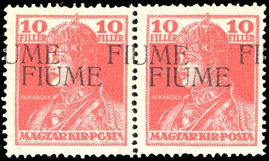 1918 - 10 f. Carlo I, soprastampa ... 